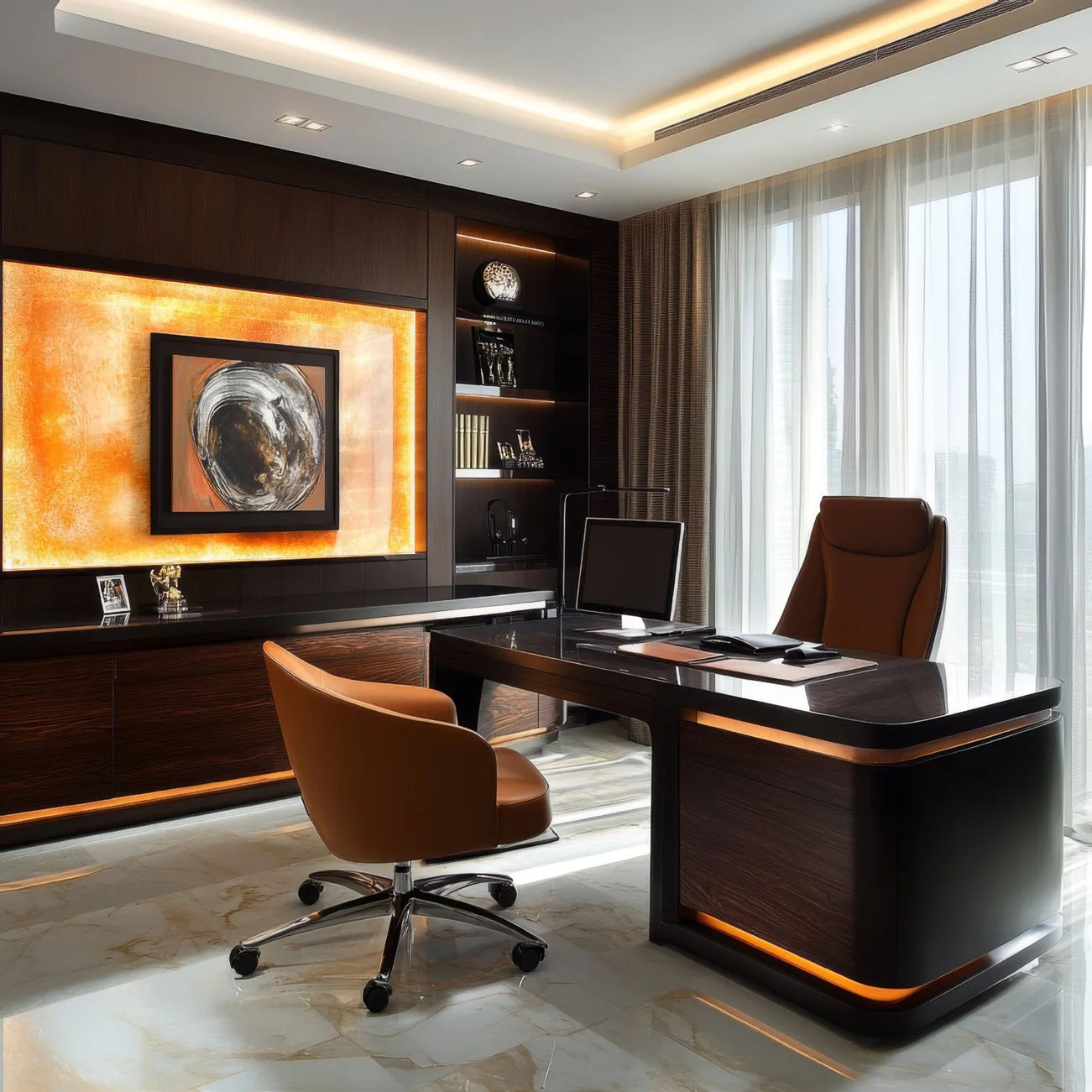 Espace professionnel contemporain